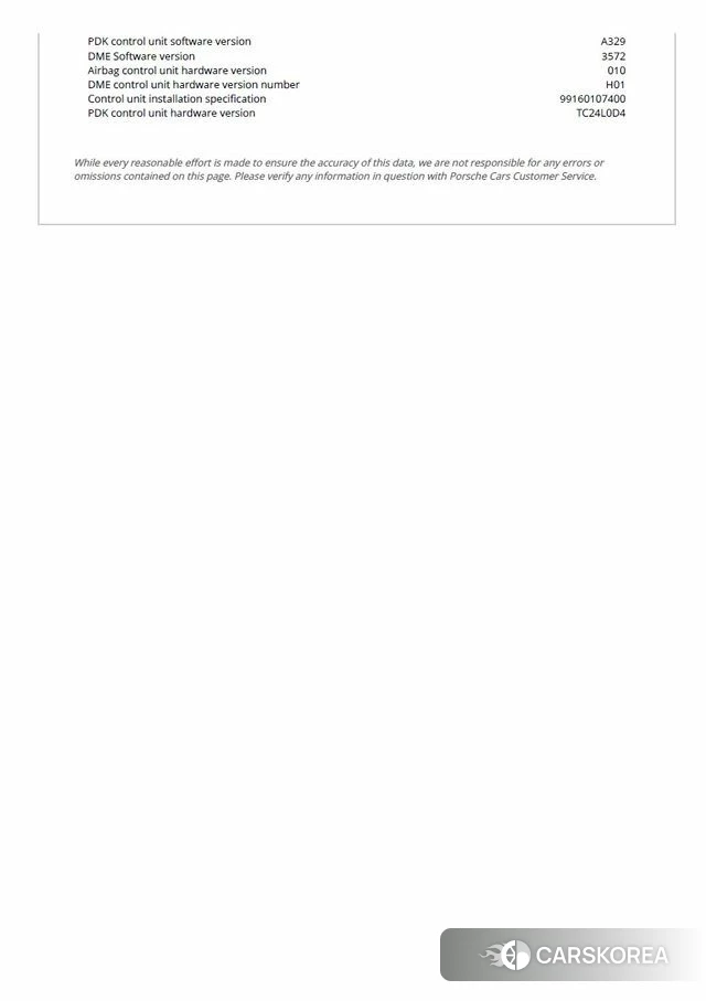 Porsche 911 id 3966597 из Кореи 11