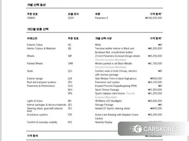 Porsche Panamera (972) id 3549863 из Кореи 11