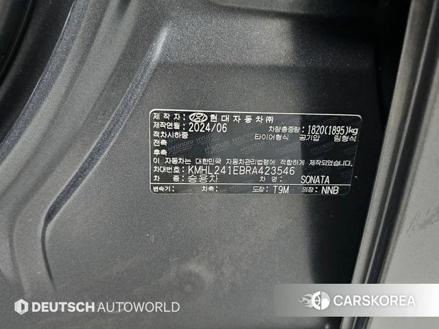 Hyundai Sonata D Edge (DN8) id 4480366 из Кореи 11