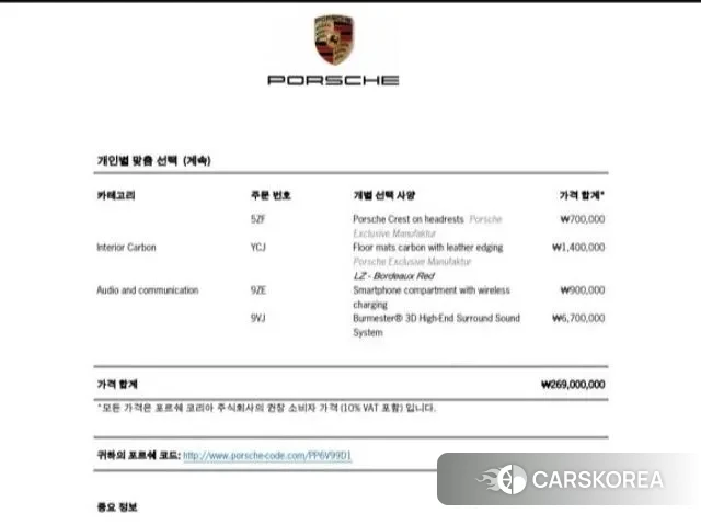 Porsche Cayenne (PO536) id 3701207 из Кореи 11