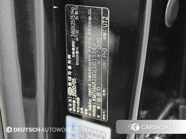 Genesis GV80 id 4698206 из Кореи 11