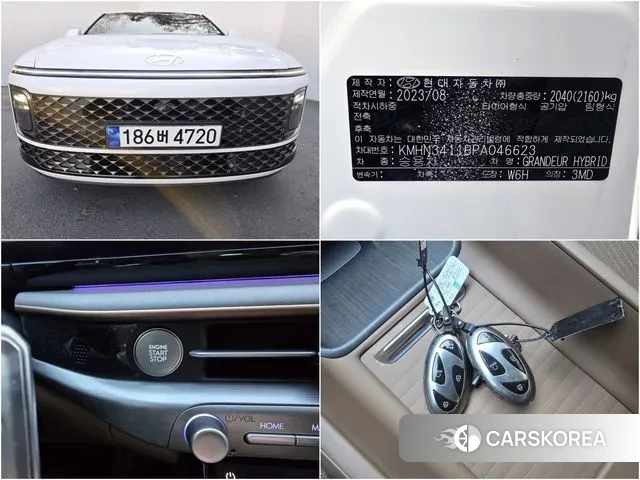 Hyundai Grandeur Hybrid (GN7) id 3492246 из Кореи 11