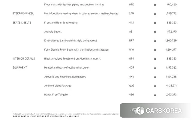 Lamborghini Urus id 3581044 из Кореи 11