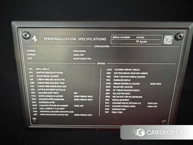 Ferrari F8 Spider id 4666610 из Кореи 11