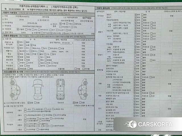 Hyundai Avante AD id 3449634 из Кореи 11