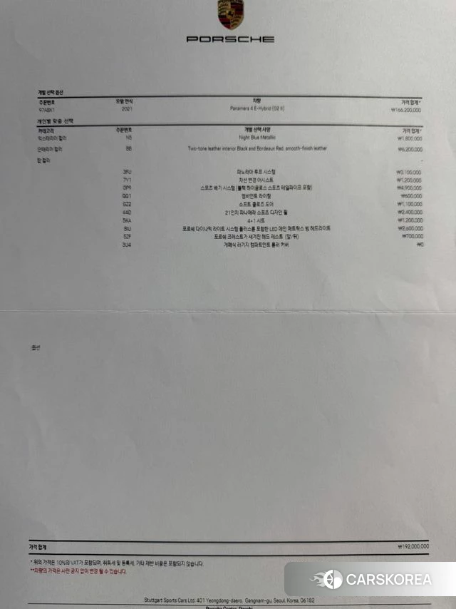 Porsche Panamera (971) id 4202521 из Кореи 11