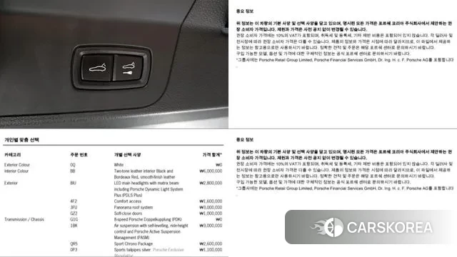 Porsche Panamera (971) id 3055555 из Кореи 11