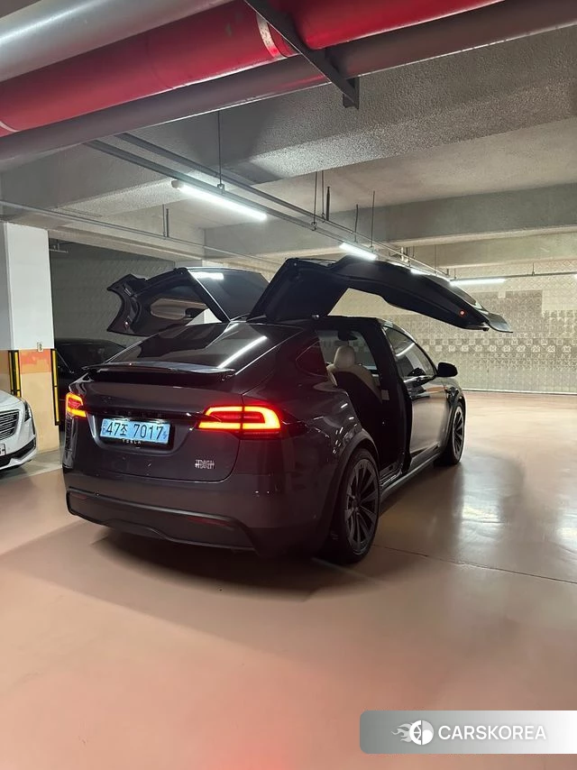 Tesla Model X 2023 Серый из Кореи, фото 4
