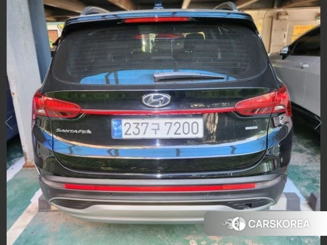 Hyundai The New Santa Fe 2021 Черный из Кореи, фото 2