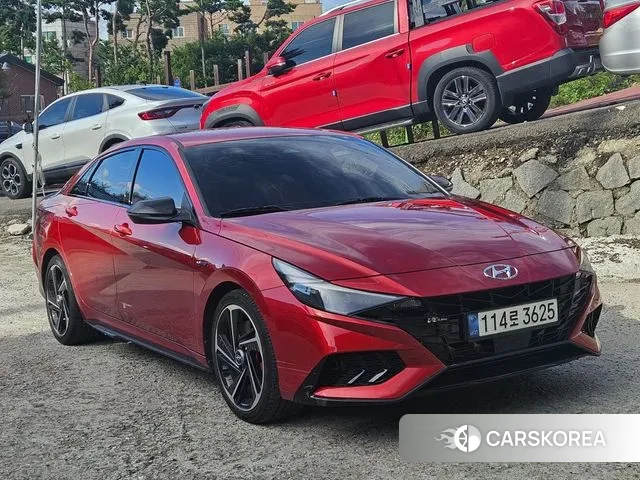 Hyundai Avante (CN7) 2022 Красный из Кореи, фото 2