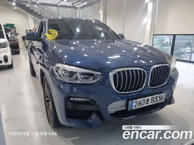 BMW X4 (G02) 2021 Синий из Кореи, фото 2