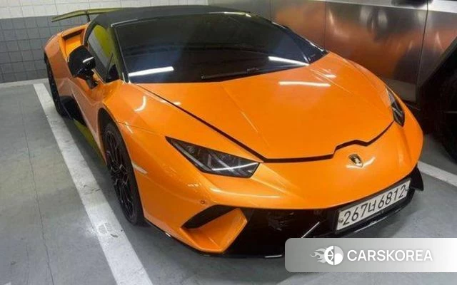Lamborghini Huracan 2019 Оранжевый из Кореи, фото 2