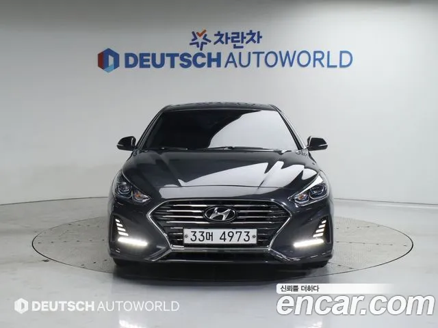 Hyundai Sonata New Rise Hybrid 2018 Серый из Кореи, фото 3