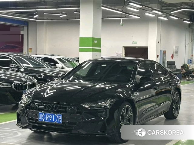Audi A7L 2022 Черный из Китая, фото 2