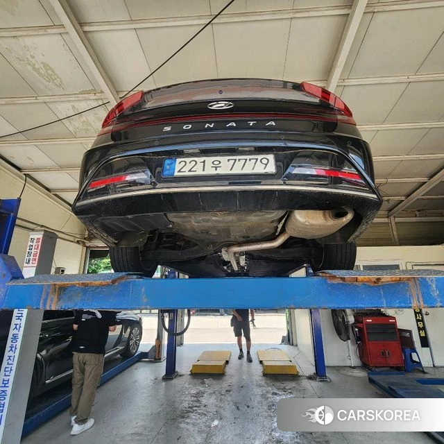 Hyundai Sonata (DN8) 2021 Черный из Кореи, фото 2