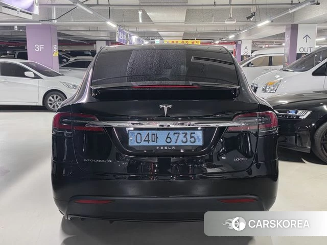Tesla Model X 2018 Черный двухцветный из Кореи, фото 3