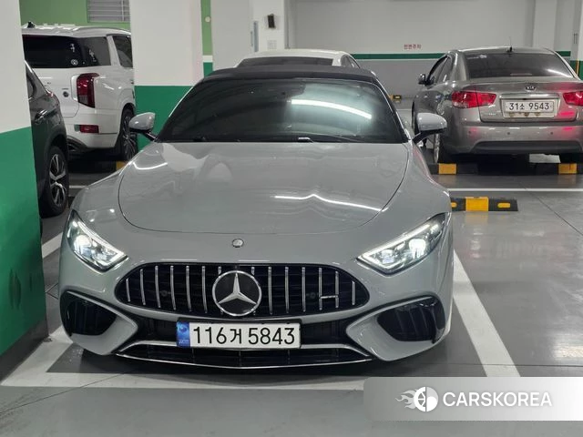 Mercedes-Benz SL-Class R232 2023 Серебристо-серый из Кореи, фото 4