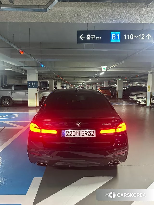 BMW 5 Series (G30) 2020 Черный из Кореи, фото 6