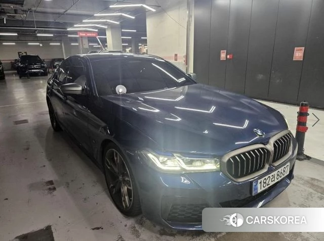 BMW 5 Series (G30) 2021 Синий из Кореи, фото 4
