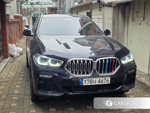 BMW X6 (G06) 2021 Черный из Кореи, фото 3