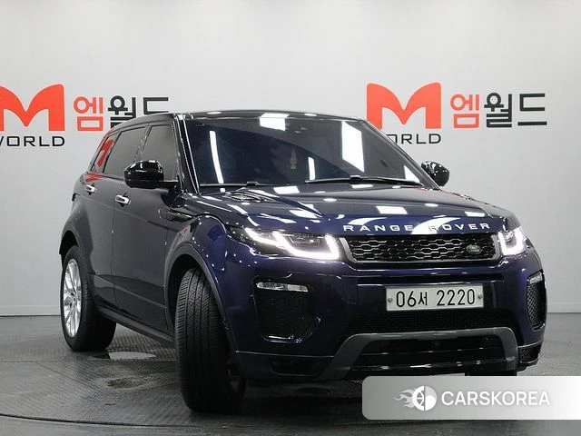Land Rover Range Rover Evoque 2018 Синий из Кореи, фото 6