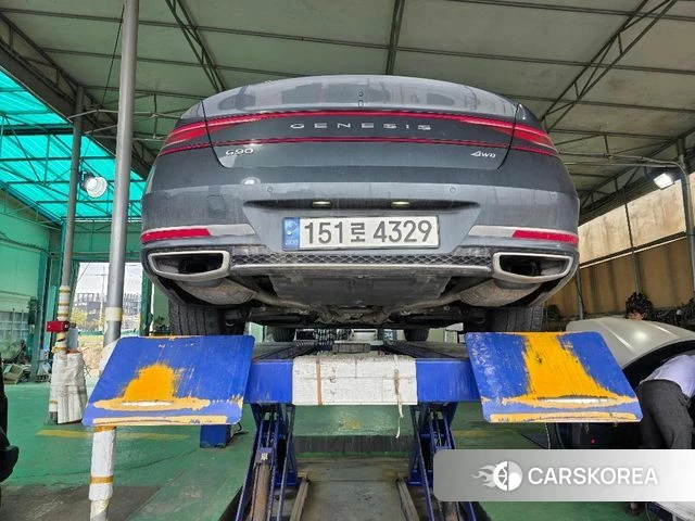 Genesis G90 (RS4) 2022 Светло-зеленый из Кореи, фото 2