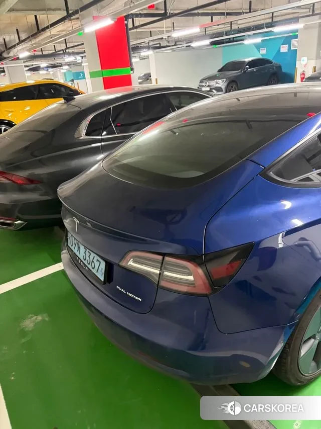 Tesla Model 3 2022 Синий из Кореи, фото 2