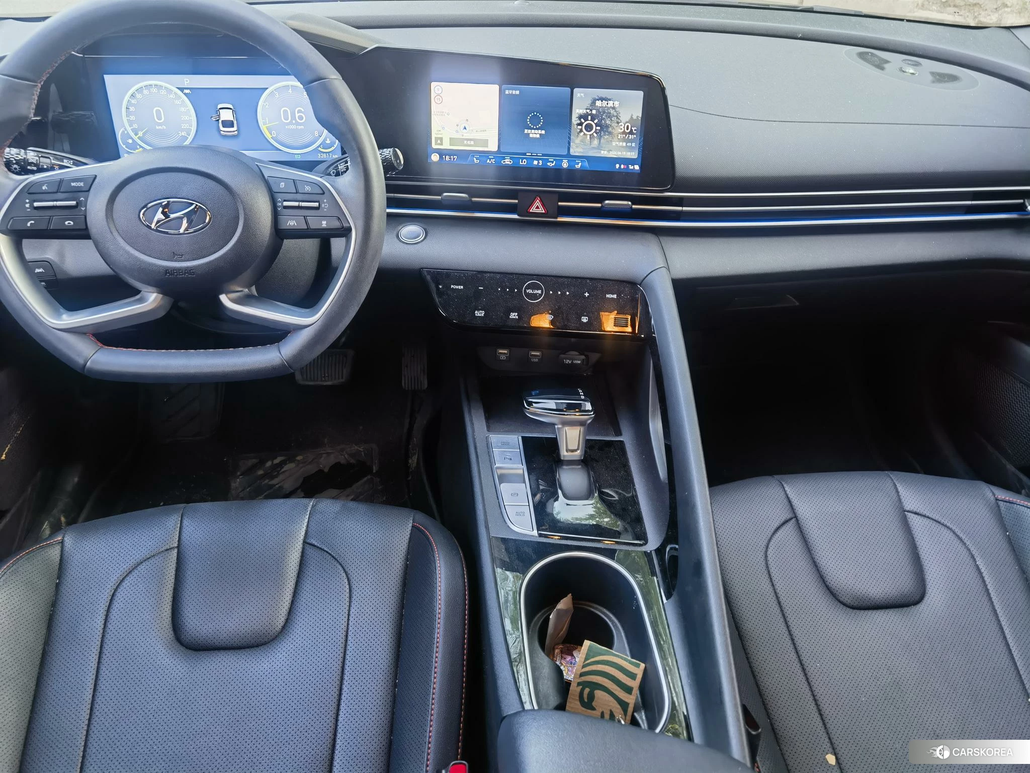 Hyundai Elantra 2022 Темно-серый из Китая, фото 3
