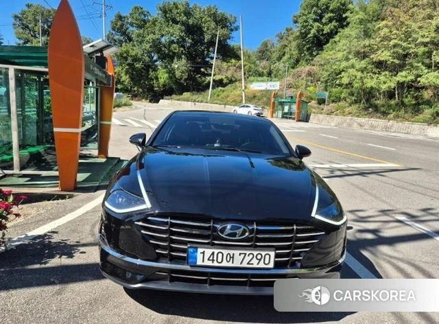 Hyundai Sonata (DN8) 2022 Черный из Кореи, фото 4
