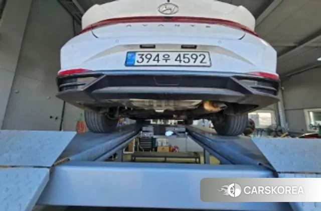 Hyundai Avante (CN7) 2022 Белый из Кореи, фото 2