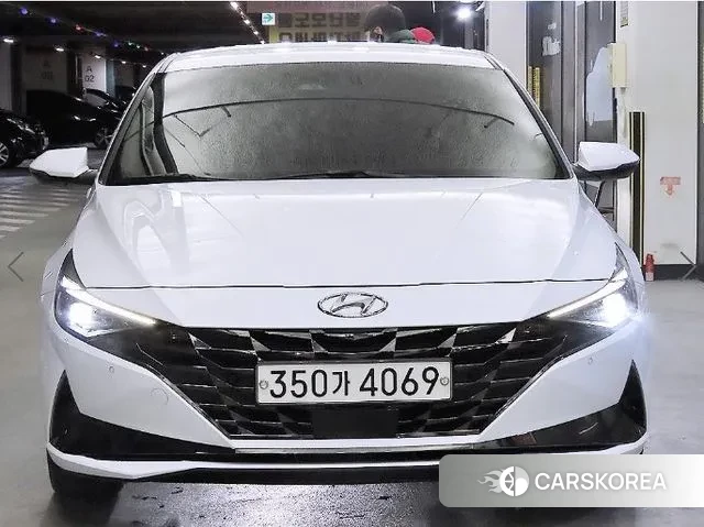 Hyundai Avante (CN7) 2020 Белый из Кореи, фото 2