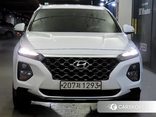 Hyundai Santa Fe TM 2020 Белый из Кореи, фото 2