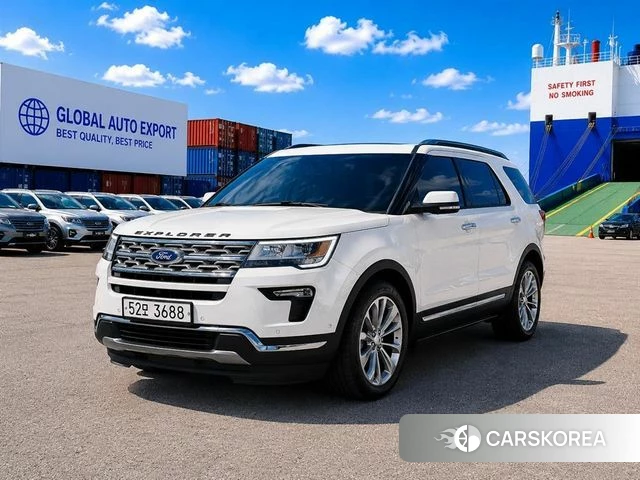 Ford Explorer 2019 Белый из Кореи, фото 2