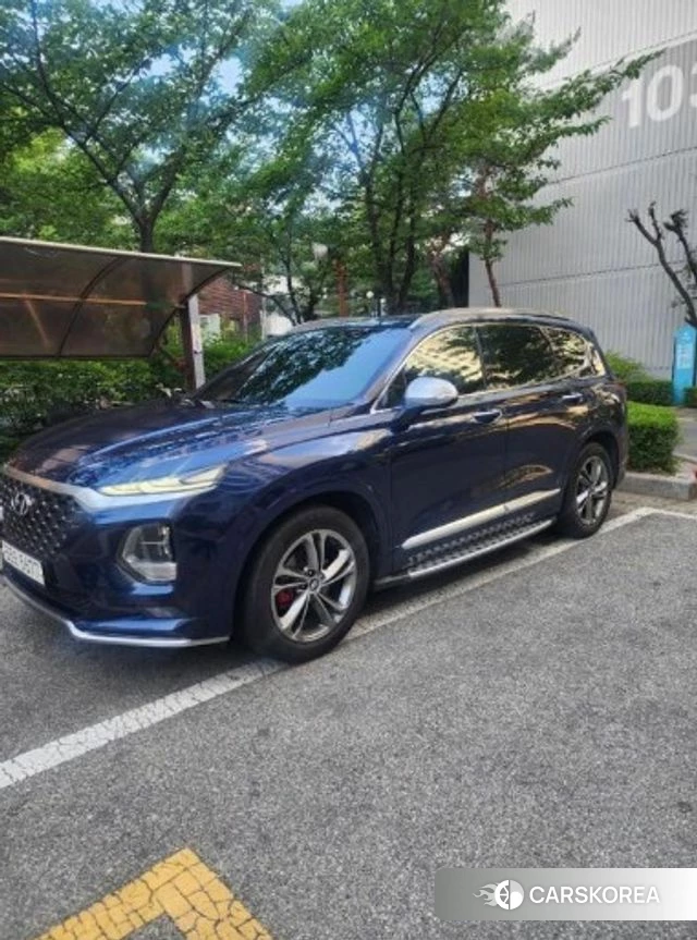 Hyundai Santa Fe TM 2019 Синий из Кореи, фото 4