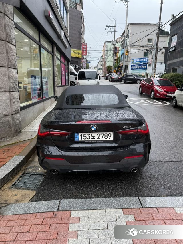 BMW 4 Series (G22) 2021 Черный из Кореи, фото 2