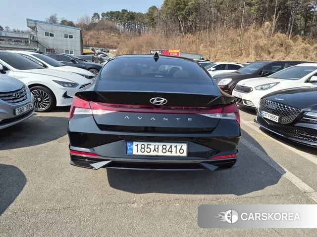 Hyundai Avante (CN7) 2021 Черный из Кореи, фото 6