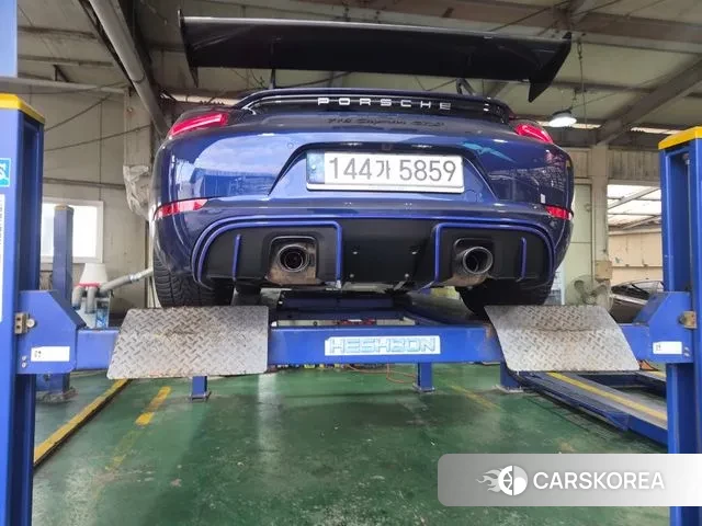 Porsche 718 Cayman 2022 Синий из Кореи, фото 2