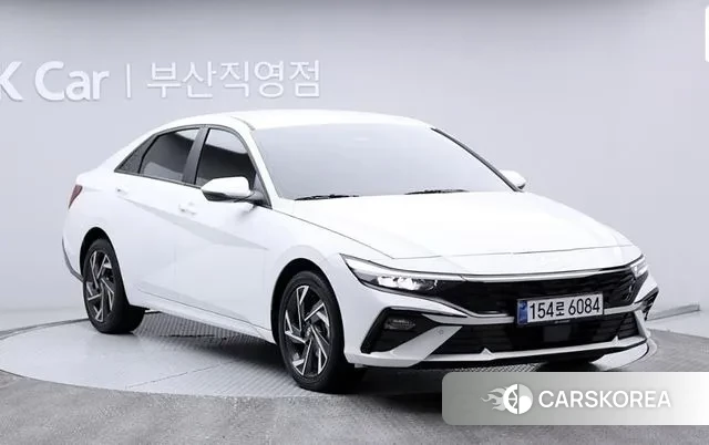 Hyundai The New Avante Hybrid (CN7) 2024 Белый из Кореи, фото 3