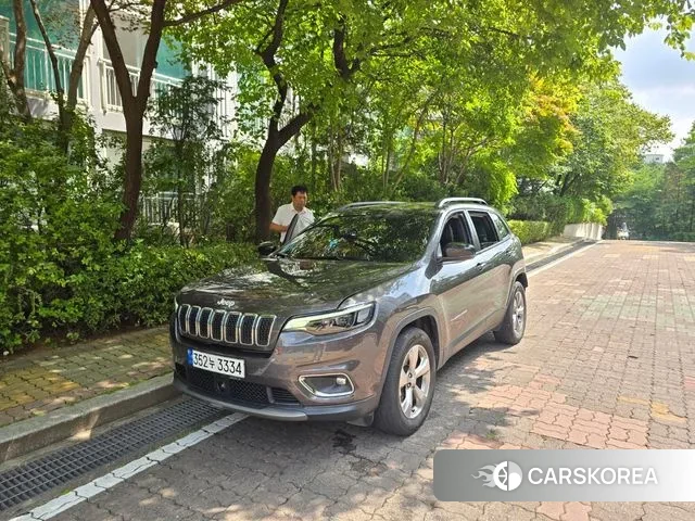 Jeep Cherokee (KL) 2022 Серый из Кореи, фото 2