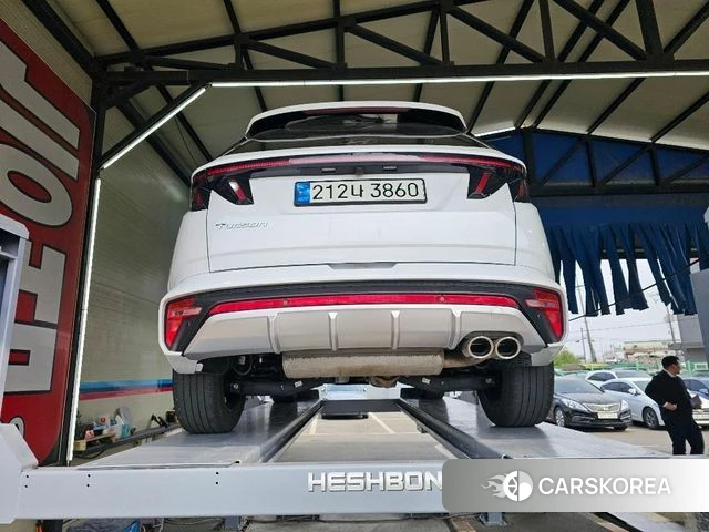 Hyundai Tucson Hybrid (NX4) 2022 Белый из Кореи, фото 2