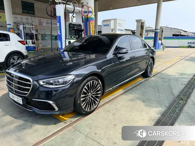 Mercedes-Benz S-Class W223 2021 Черный двухцветный из Кореи, фото 2
