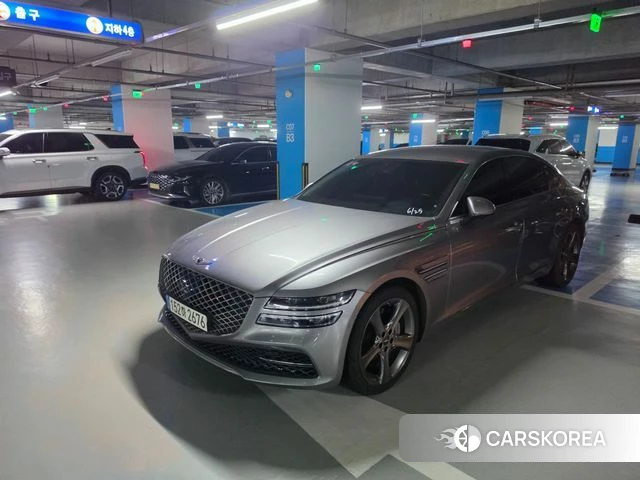 Genesis G80 (RG3) 2021 Серебряный из Кореи, фото 2