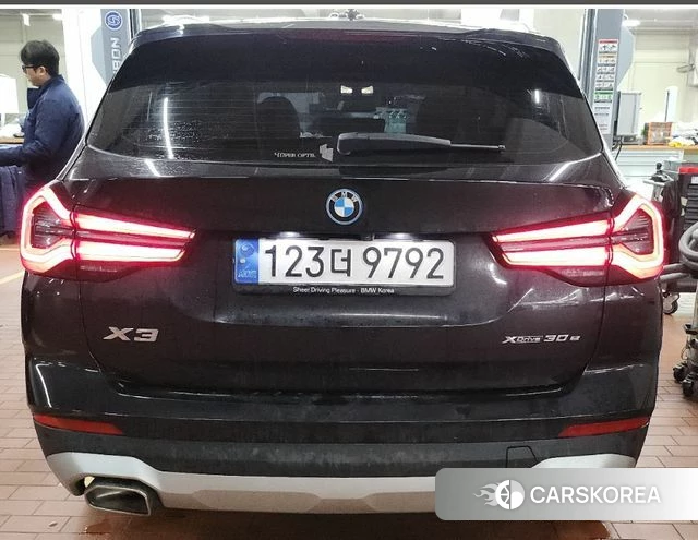 BMW X3 (G01) 2022 Черный из Кореи, фото 2