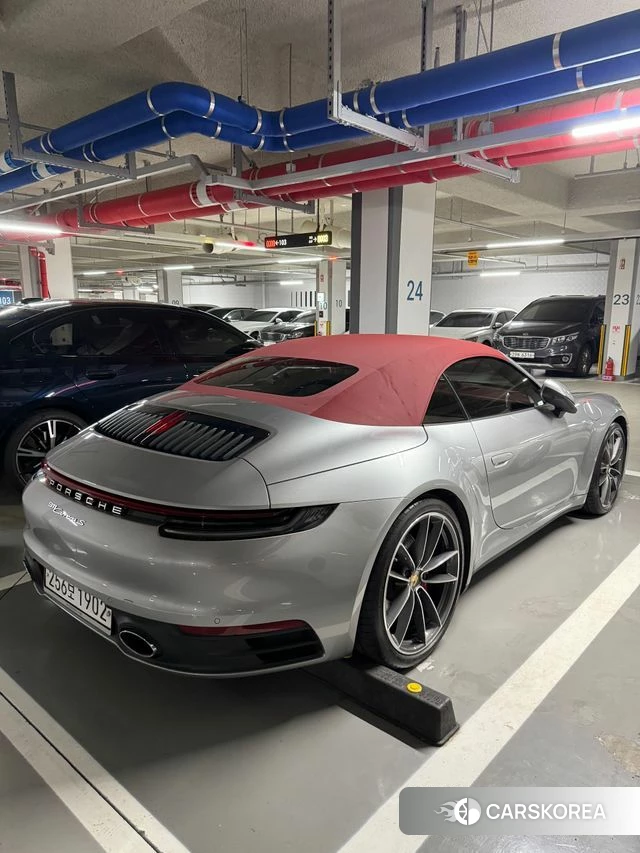 Porsche 911(992) 2020 Серебряный из Кореи, фото 3