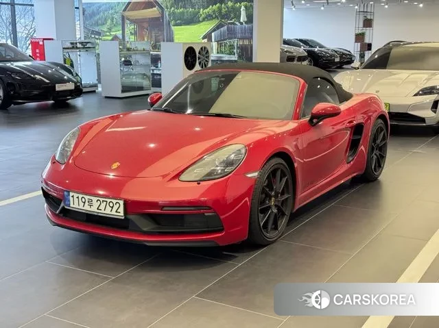 Porsche 718 Boxster 2021 Красный из Кореи, фото 2