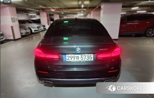 BMW 5 Series (G30) 2022 Черный из Кореи, фото 6