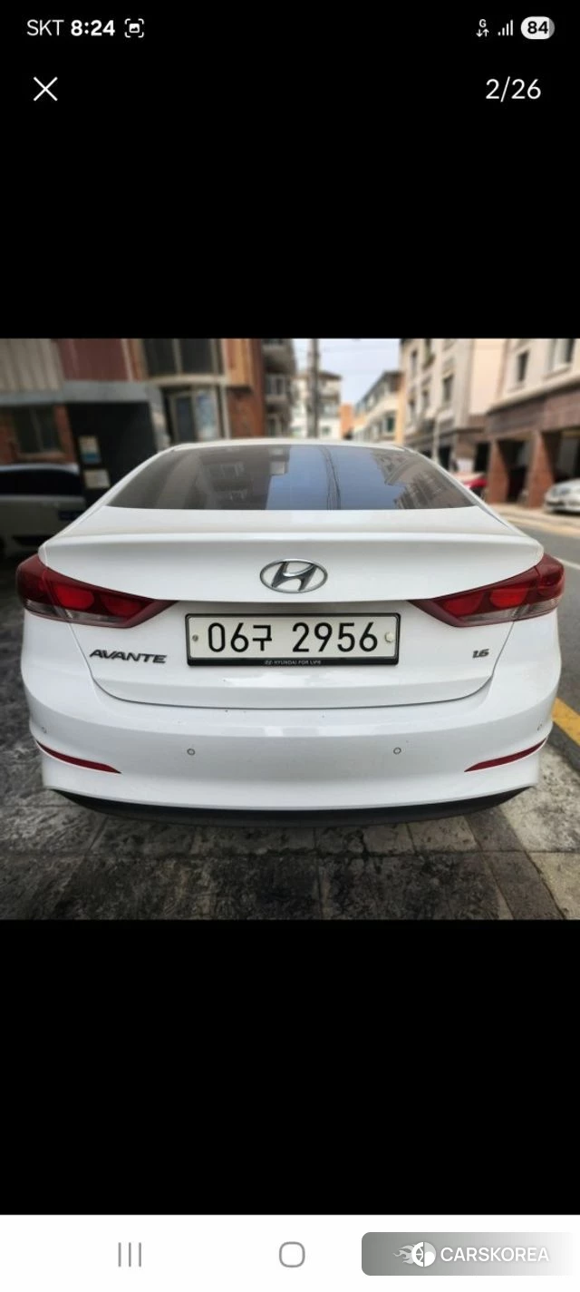 Hyundai Avante AD id 3861765 из Кореи 7