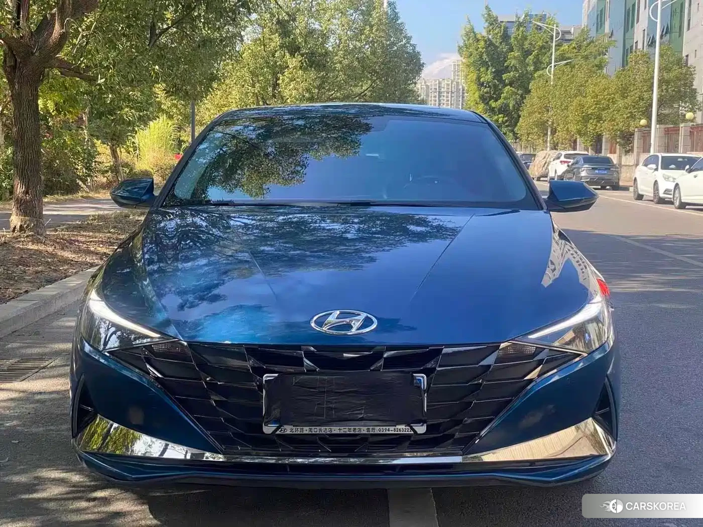 Hyundai Elantra 2023 Синий из Китая, фото 2