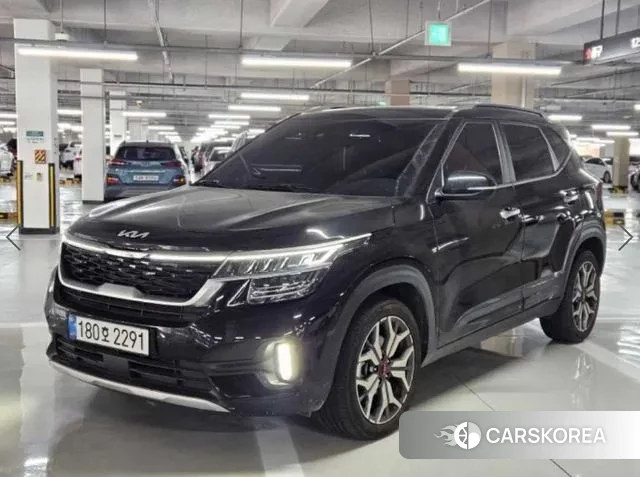 Kia Seltos 2022 Черный из Кореи, фото 6