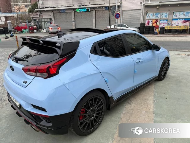 Hyundai Veloster (JS) 2018 Небесно-голубой из Кореи, фото 2